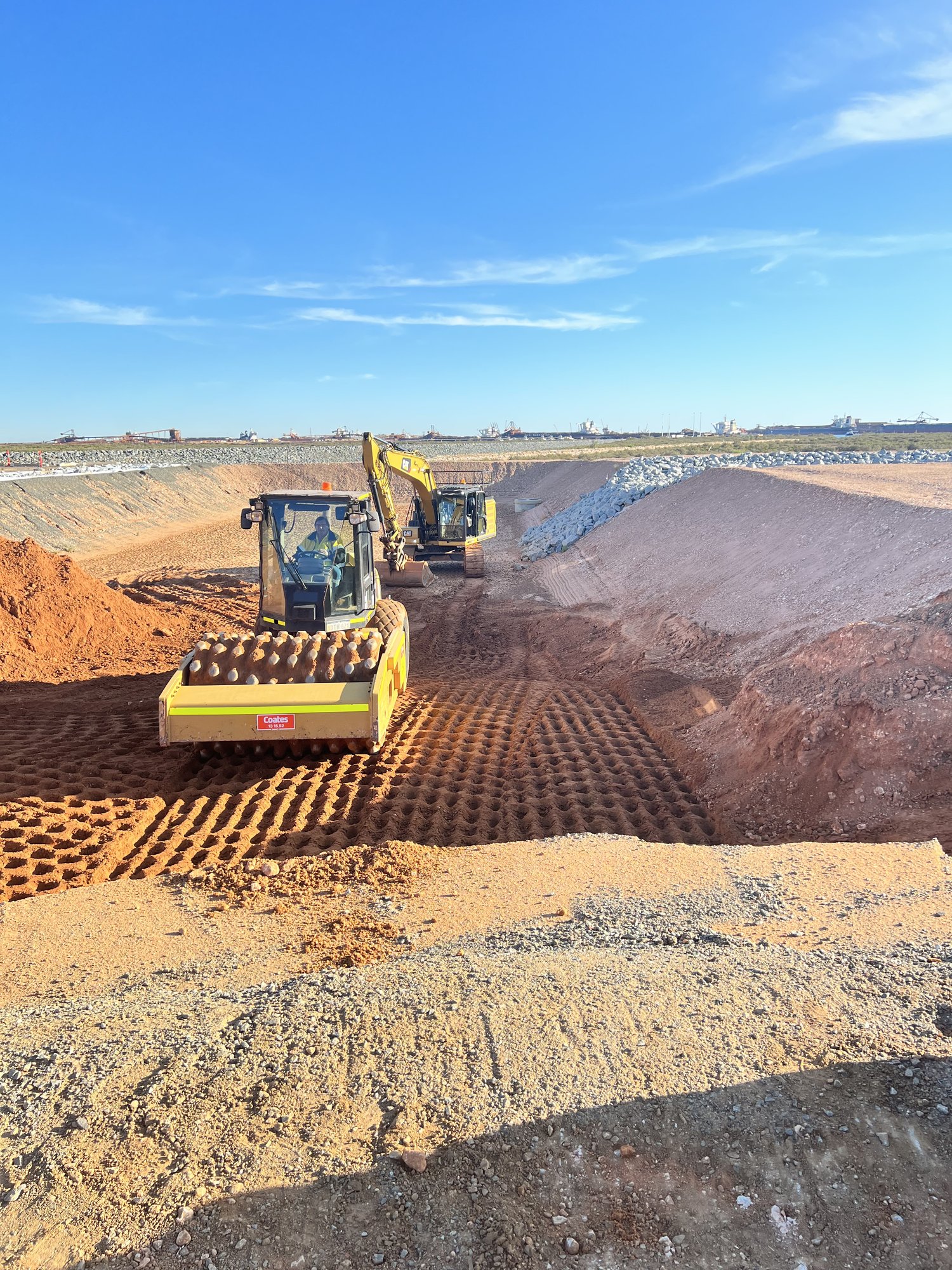 Cadillac Contracting and Civil recent work, Lancelin